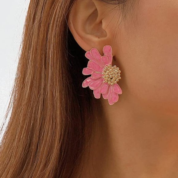 Anthropologie | Jewelry | Magical Flower Statement Earrings  Magical Flower Statement Earrings